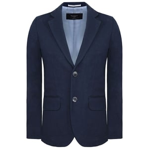 Hackett London Stretch Pique Kinder Marine Blazer