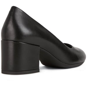 Geox D ELEANA A Leder Rindsleder Vollnarben Damen Schwarz Heels