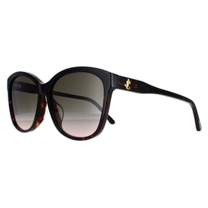 Jimmy Choo Square Damen Dunkel Havanna Braun Farbverlauf Lidie/F/SK