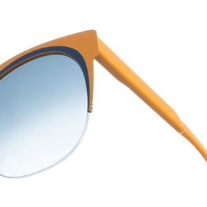 Metall-Sonnenbrille mit ovaler Form ME101S Damen