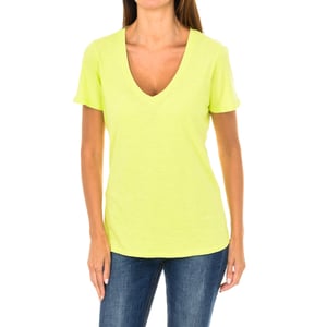 Kurzärmeliges Damen-T-Shirt mit V-Ausschnitt 3Y5T45-5JZMZ