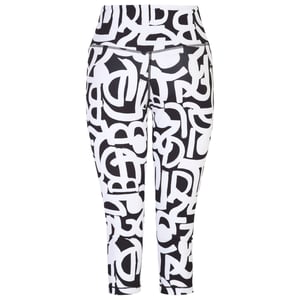 Dare 2B - "Influential" 3/4 Leggings für Damen (Schwarz/Weiß)