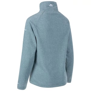 Trespass Damen Fleece-Top Meadows mit Reißverschluss bis zur Brust (Blaugrau)