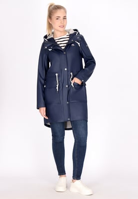 Schmuddelwedda Regenmantel Damen Marine