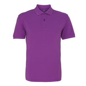 Asquith & Fox Herren-Poloshirt mit kurzen Ärmeln (Orchidee)