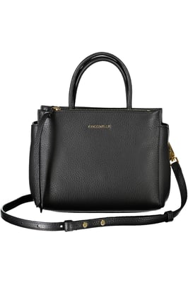 Coccinelle Damen schwarze Leder-Handtasche