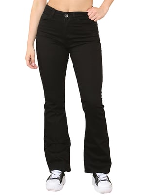 Enzo | Womens Bootcut Jeans - Schwarz