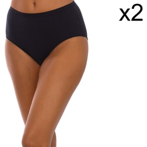 Pack-2 Bio Midi-Slips P0AZK Damen