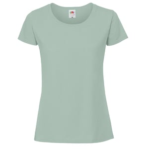 Fruit Of The Loom Damen/Damen Ringspun Premium T-Shirt (Salbei)