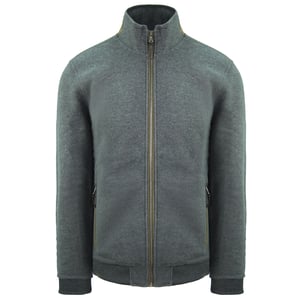 Hackett London Classic Fit Herren Harrington-Jacke in Grau