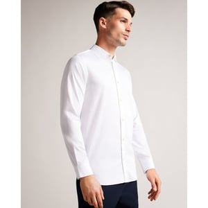 Chemise Bellow manches longues Stretch Smart Ted Baker Pour Homme en Blanc