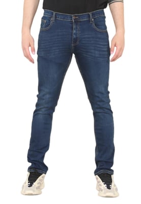 MYT Herren Skinny Fit Jeans Stretch Denim in Dunkelblau