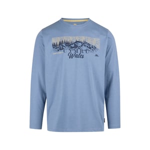 Trespass - "Kulam" T-Shirt für Herren Langärmlig (Jeansblau meliert)