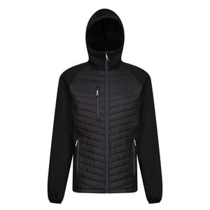 Regatta - "Navigate" Hybridjacke für Herren (Schwarz/Mittelgrau)