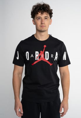 Nike Air Jordan Stretch-T-Shirt in Schwarz