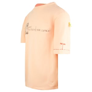 Puma x Michael Lau Long Tee Kurzarm Crew Neck Peach Herren T-Shirt 530362 26