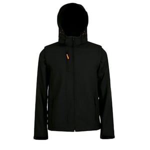 SOLS Herren Transformer Pro Softshell Jacke (Schwarz)