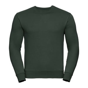 Russell - Sweatshirt für Herren angesetzte Ärmel (Flaschengrün)