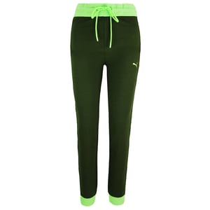 Puma x Rihanna Fenty – Grüne Jogginghose zum Schnüren für Damen