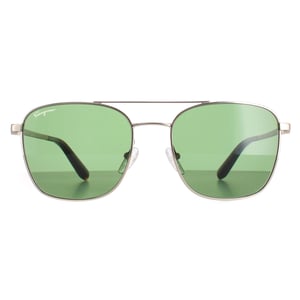 Salvatore Ferragamo Pilotenbrille Herren Gold Grün SF158S