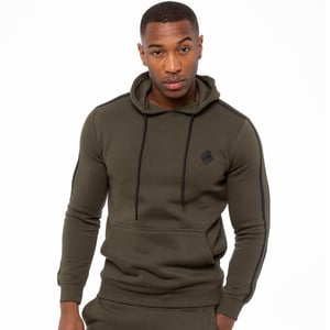 Gestreifter Herren Pullover Hoodie