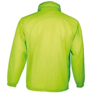 SOLS Unisex Surf Windbreaker / Jacke, besonders leicht (Neon Grün)