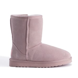Aus Wooli "Cronulla" Australien Mitte Kalb Schaffell Stiefel, blass rosa