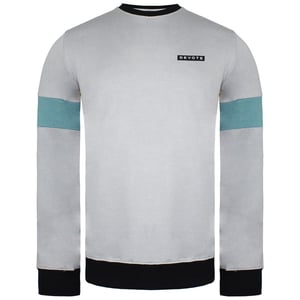Devote London Clayton Mens Grey/Teale Pullover