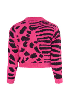 Mymo Strickpullover Mädchen (Kids) Rosa