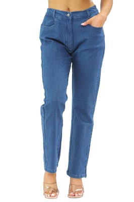 MYT Damen-Jeans mit seitlichem elastischem Bund in Blau
