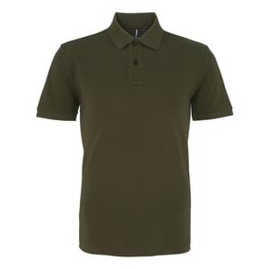Asquith & Fox Herren-Poloshirt mit kurzen Ärmeln (Olive)