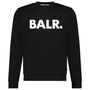 Brand Straight Sweater von BALR. in der farbe Schwarz und in größe XXL.