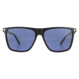 Tom Ford Sonnenbrille Fletcher FT0832 01V Glänzend Schwarz Blau