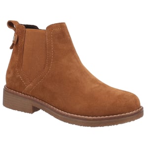Hush Puppies Maddy Wide Wildleder Damen Tan Stiefel