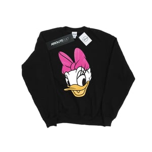Disney - "Daisy Duck Head Painted" Sweatshirt für Damen (Schwarz)