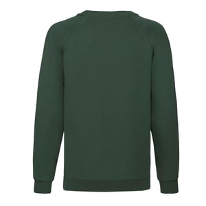 Fruit of the Loom - "Classic" Sweatshirt für Kinder Raglanärmel (Flaschengrün)