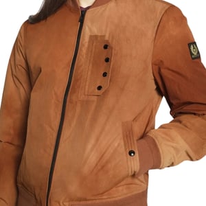 Belstaff Parameter Amber Brown Bomberjacke