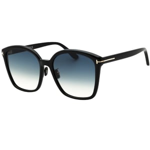 Tom Ford Smoke Gradient Lens Shiny Black Sonnenbrille