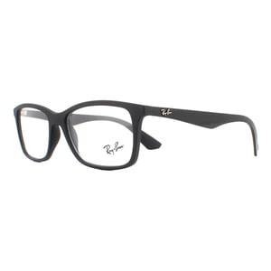 Ray-Ban Grasses RX7047 5196 Mentes noires mat Femmes