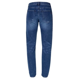 Diesel D-Strukt Blaue Destroyed-Jeans aus verstarktem Denim