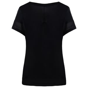 ASICS Logo Womens Black T-Shirt
