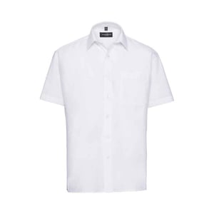 Russell Collection - Hemd Pflegeleicht für Herren (Weiß)