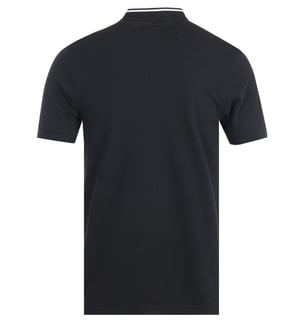 Polo Col Bomber Pique Polo Fred Perry Pour Homme en Noir