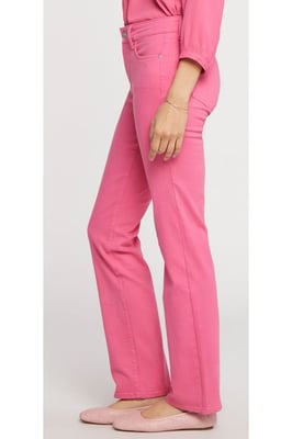 Marilyn Straight Jeans Pink Premium Denim | Rosa Pfingstrose