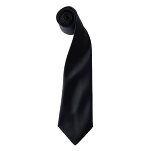 Premier - "Colours" Krawatte für Herren/Damen Unisex (Schwarz)