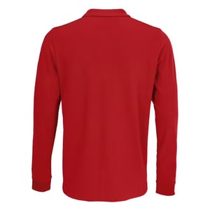 SOLS - Poloshirt für Herren/Damen Unisex Langärmlig (Rot)