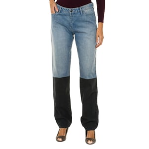 Lange gerade geschnittene Denim-Hose 6Y5J15-5DWSZ Frau