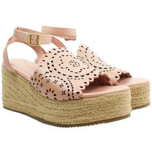 Twed Baker Pinky Laser Cut Damen Pinke Wedges