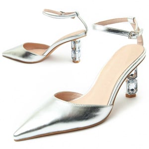 Montevita Absatzschuh Festshoe10 in Silber