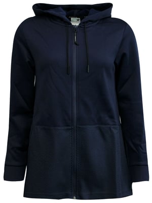Puma Evo Drapey Marineblaue Trainingsjacke für Damen